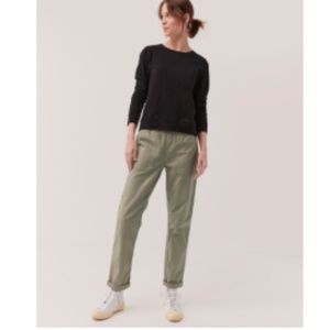 Pact - Woven Twill Roll Up Pants